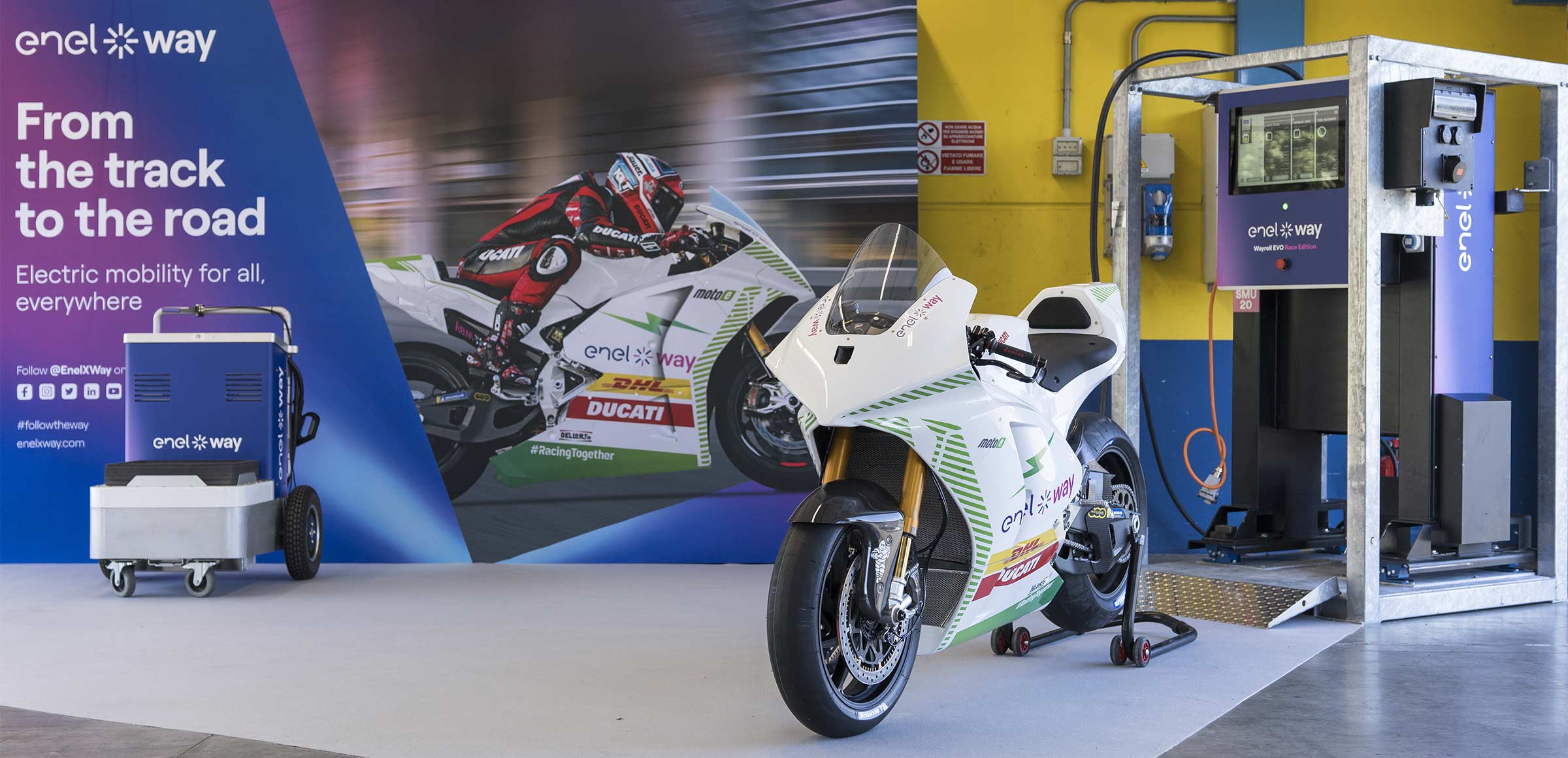 Sustainable solutions in MotoE with the electric V21L